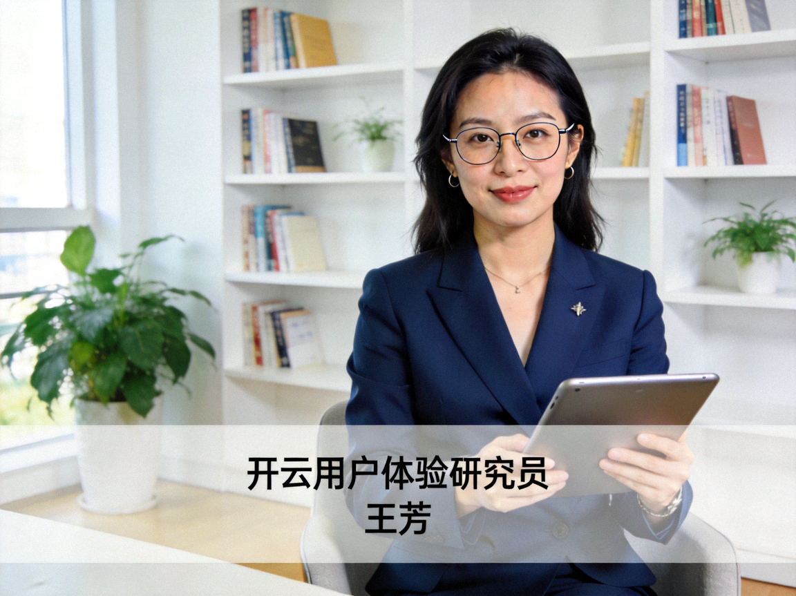 开云用户体验研究员王芳的专业形象照