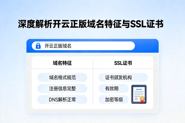深度解析开云正版域名特征与SSL证书，浏览器地址栏显示安全锁