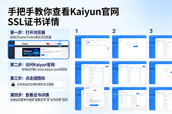 手把手教你查看Kaiyun官网SSL证书详情截图教程