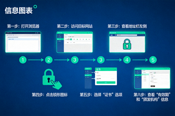浏览器SSL证书查验步骤演示图