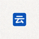 开云官方Logo蓝色方形标识