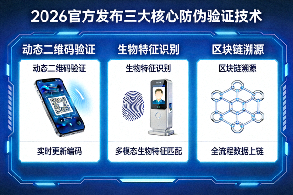 2026官方发布三大核心防伪验证技术图示